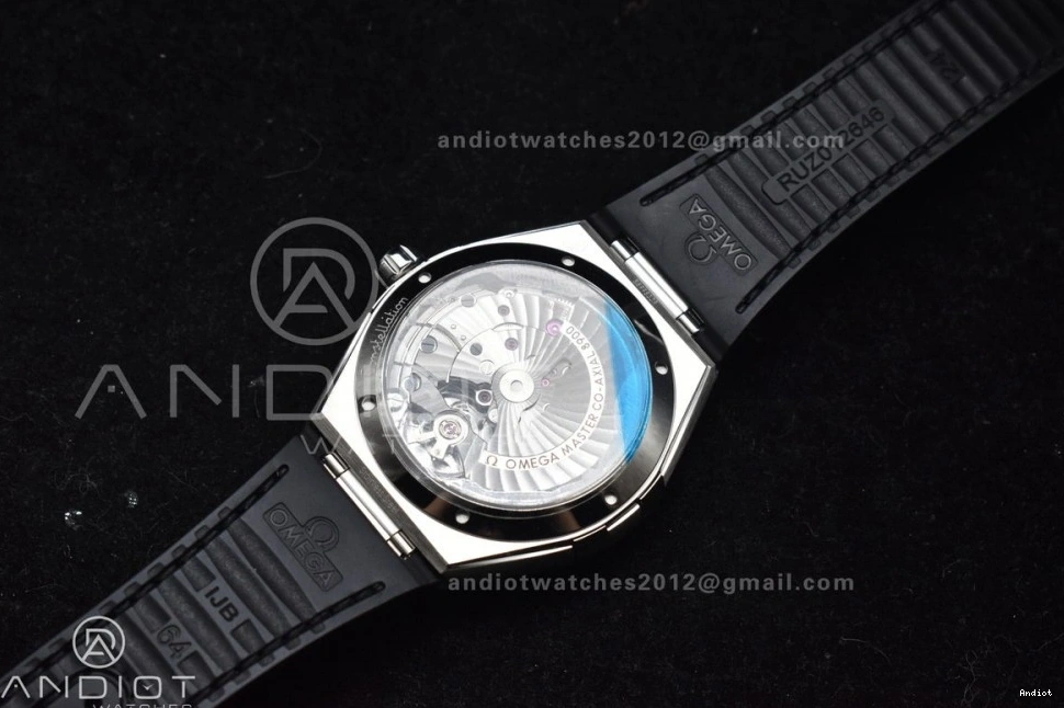Strap Gray SS Clone A8900 Constellation Best Edition 1:1 VSF Black Gummy on Dial Super 1222